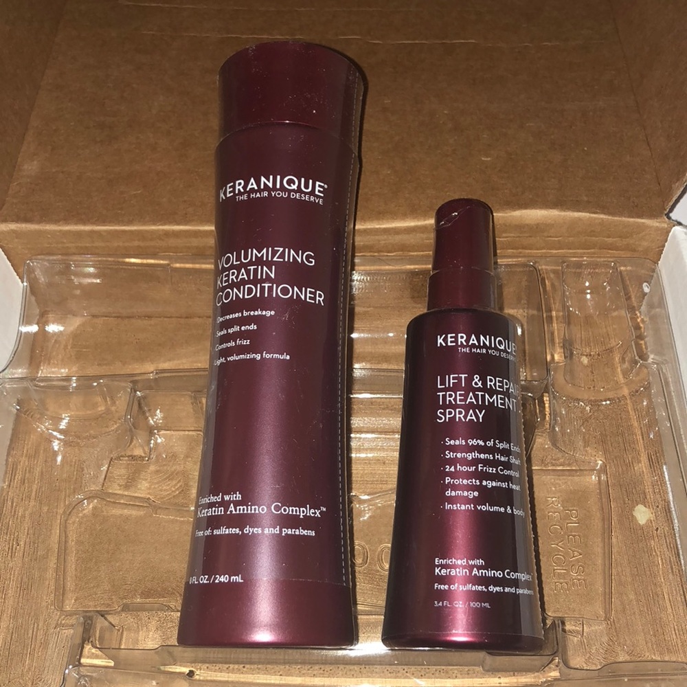 Keranique Conditioner & Lift Spray- NEVER OPEN